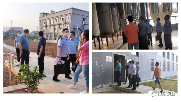 泰阳药业领导视察